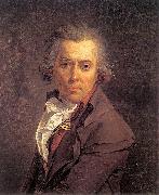 Jacques-Louis David Self-portrait oil